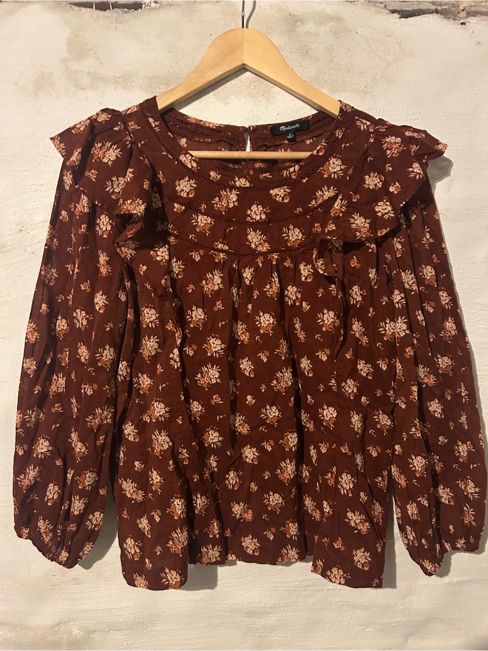 Madewell Ruffle Top - Picture 4 of 9